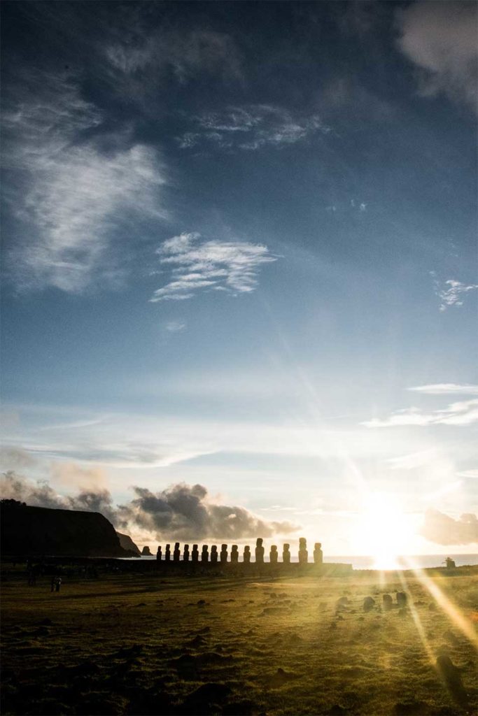 Statues Moai Ile de Paques