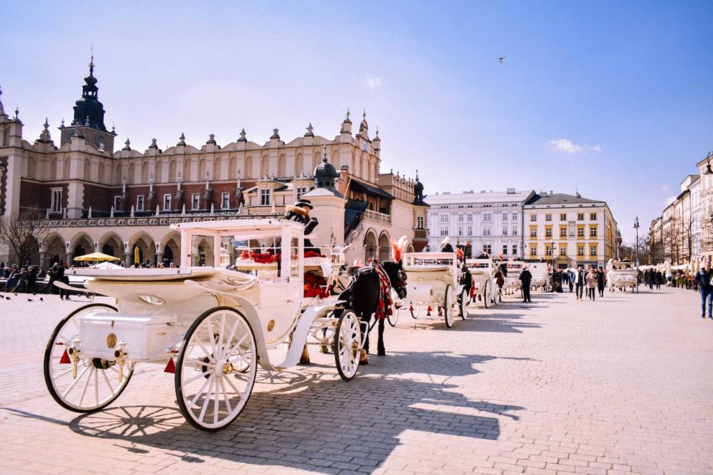 La vieille ville de Cracovie, Pologne