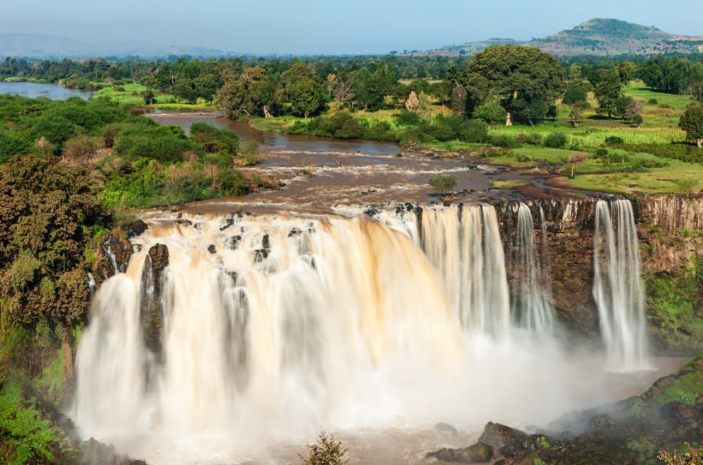 Les chutes du Nil Bleu, Amhara