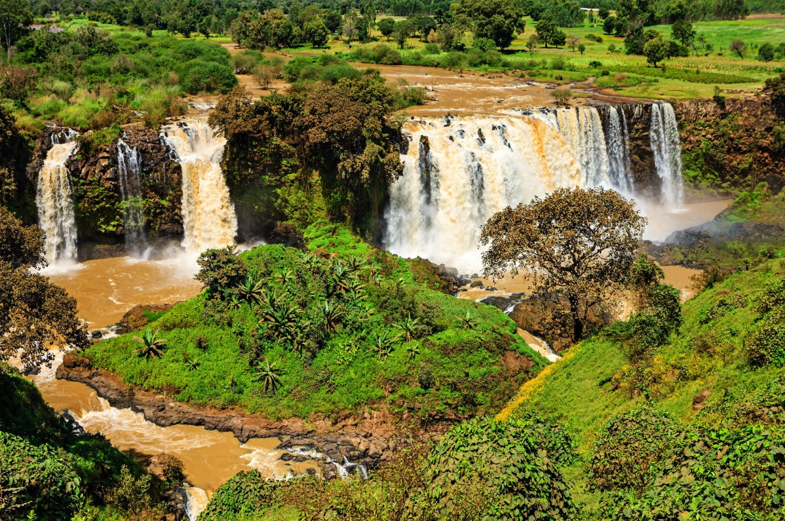 Les chutes du Nil Bleu, Amhara