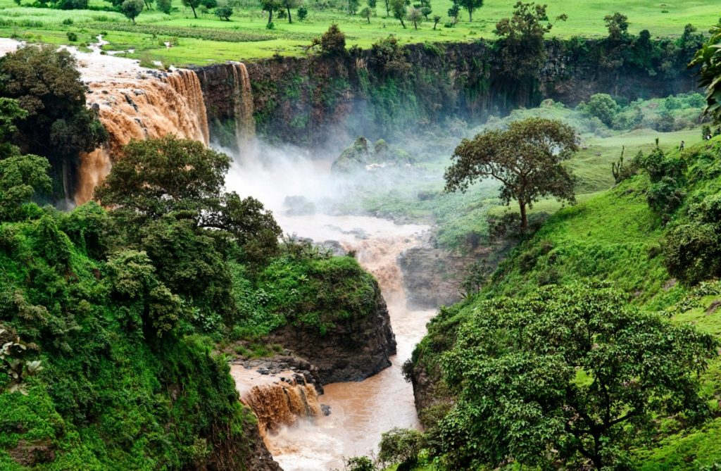 Les chutes du Nil Bleu, Amhara