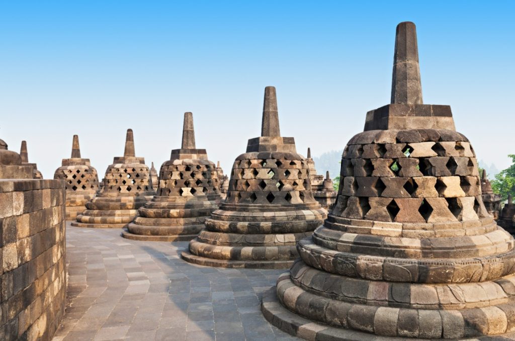 Le Temple Borobudur, Java